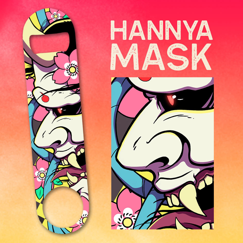 Hannya Mask Bottle Opener