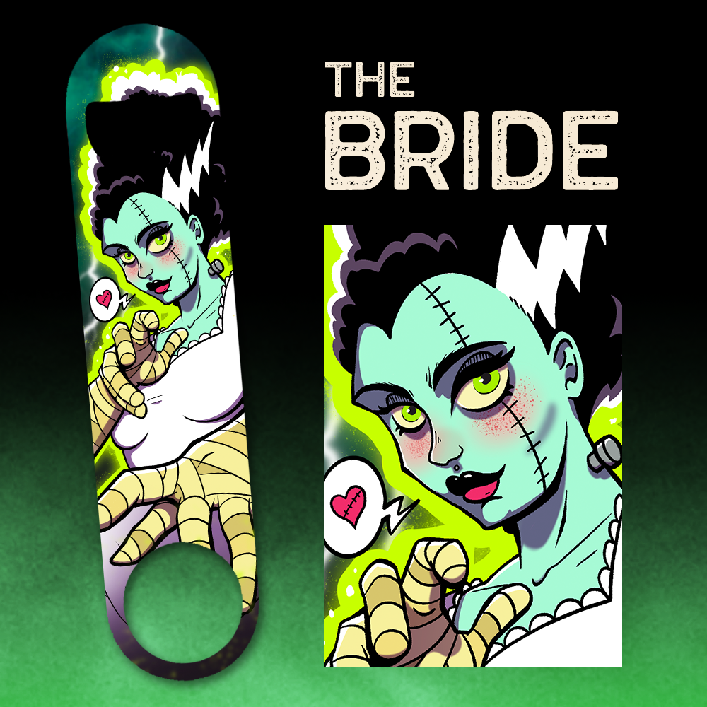 The Bride Bottle Opener